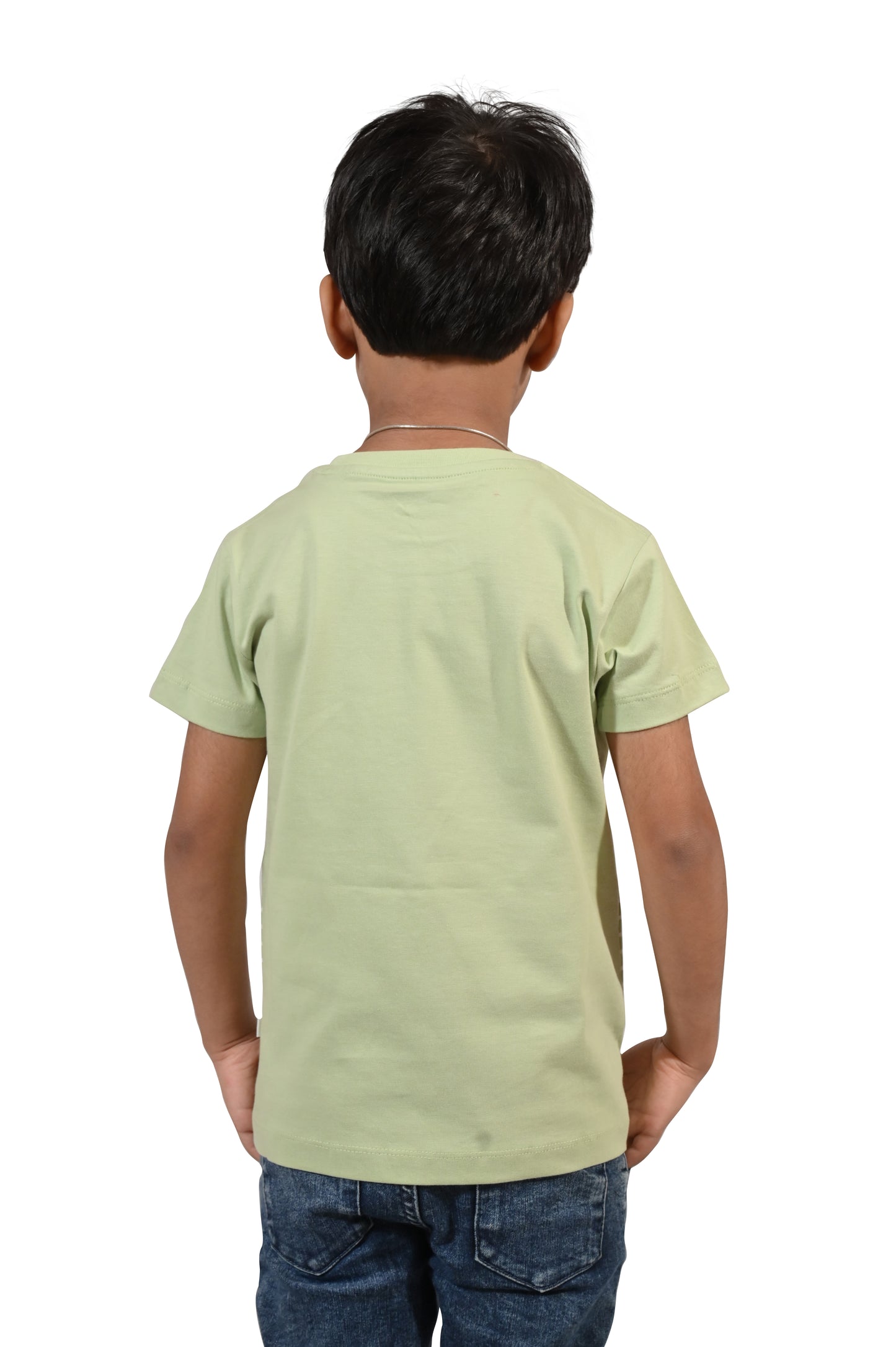 Neo Mint Printed Casual Half Sleeves Boys Regular Fit T-Shirts